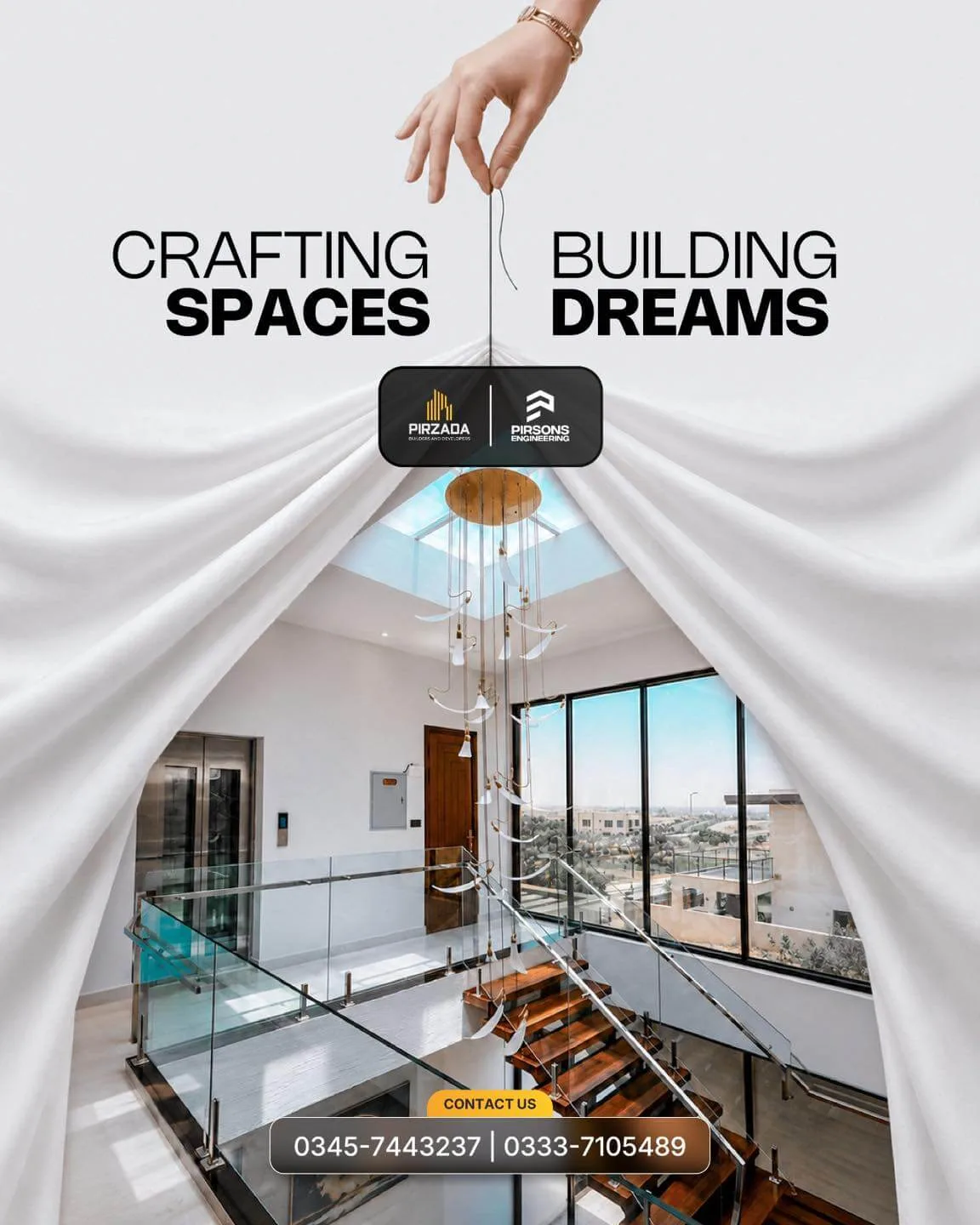 Pirzada and Pirsons interior post: Crafting Spaces, Building Dreams