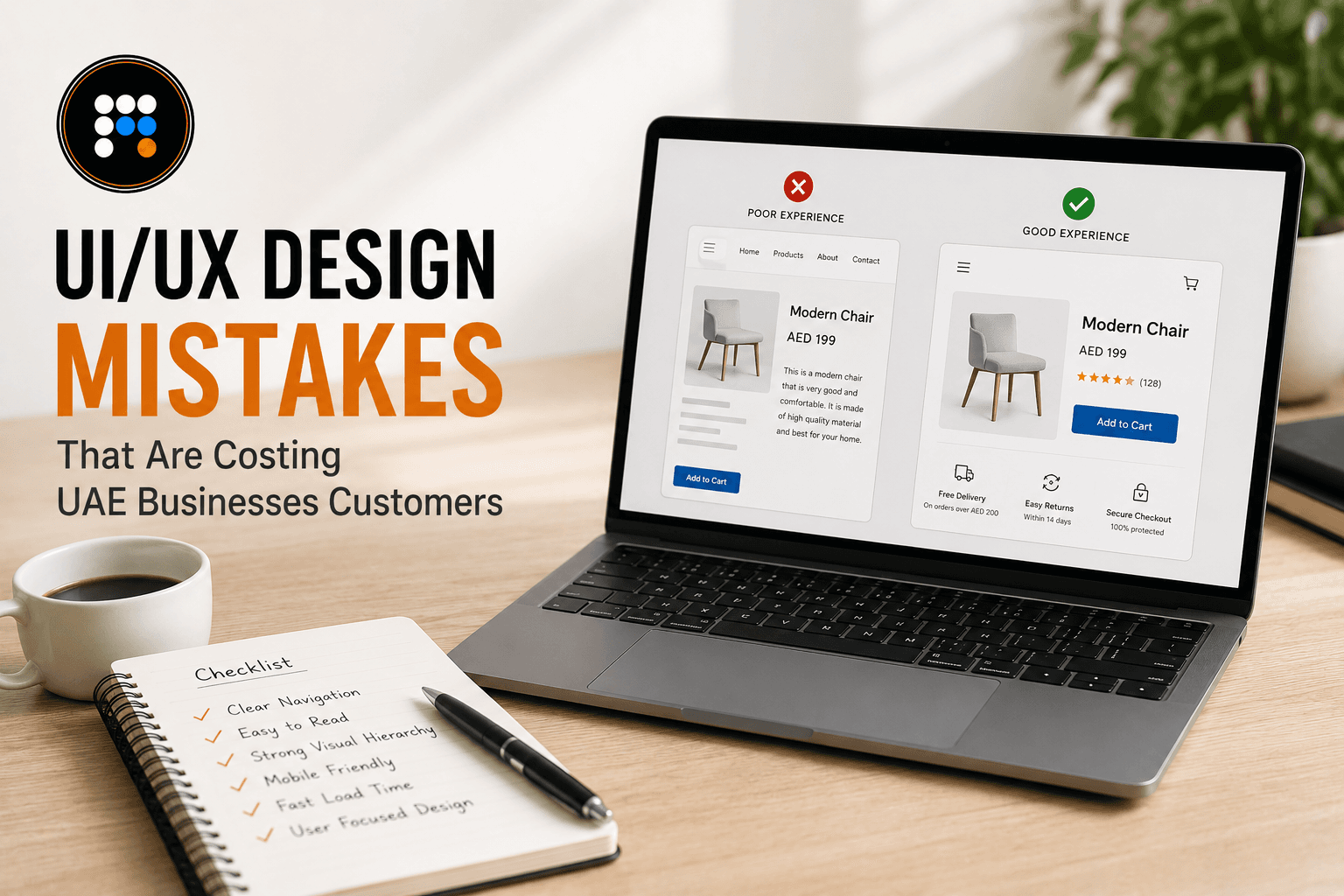 These UI/UX Design Mistakes are costing Millions for UAE Businesses